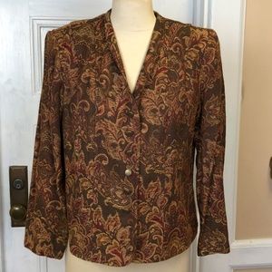 Petite Brown Blazer Coat